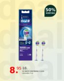 3D WHITE WHITENING CLEAN cabezales 2 pz